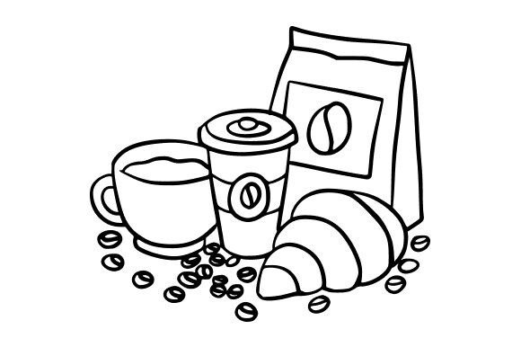 Instant Coffee Graphics for Illustrations and Commercial Use