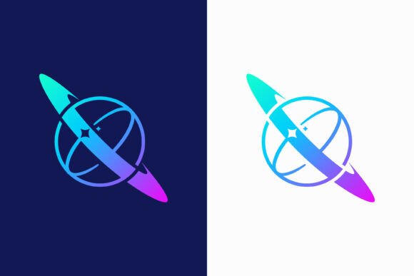 Planet Saturn Logo Global Tech Business: A Review for Graphics and Logos