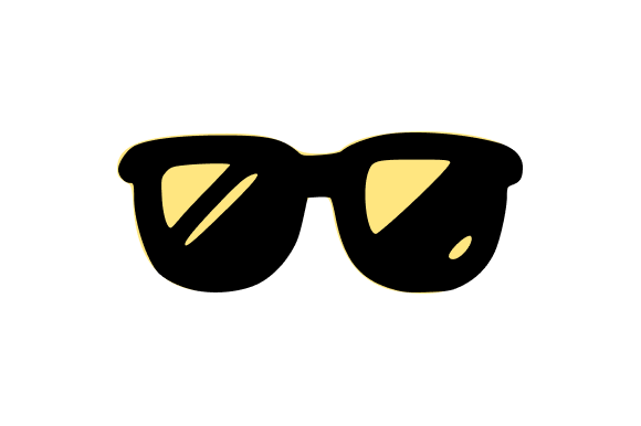 Stylish Sunglasses Summer Fashion Illustration for Design Projects