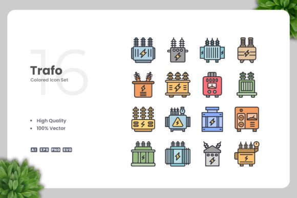Trafo Colored Icons: A Designer's Review for Local Brand Graphics