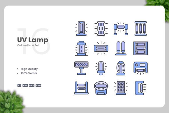 UV Lamp Colored Icons: A Review for Graphics and Icons Sellers