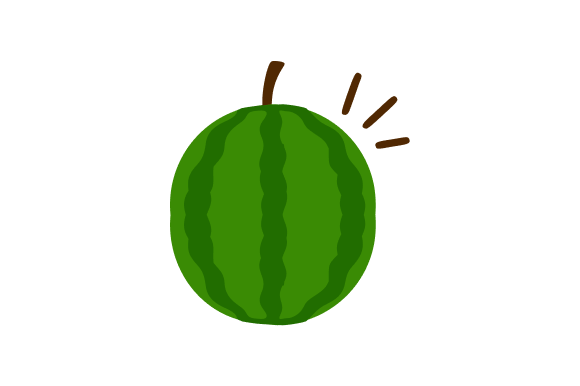 Watermelon Summer Fruit Design: A Vibrant Graphic Asset for Content Creators